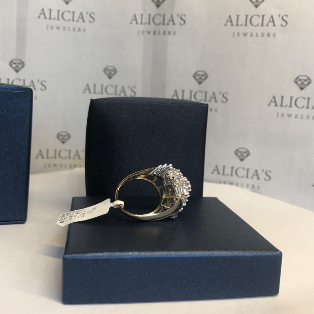 Diamond Cluster Ring - Picture 7 of 12